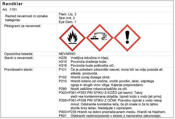 Chemoform - RANDKLAR - ČISTILO ZA BAZENE - 1 l - slika 2
