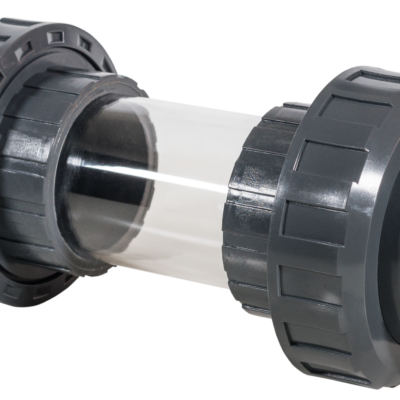 PVC Union kontrolno steklo -, fi 90mm
